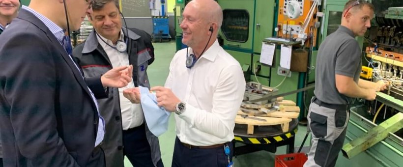 H&T Group Chairman visits H&T Industrial